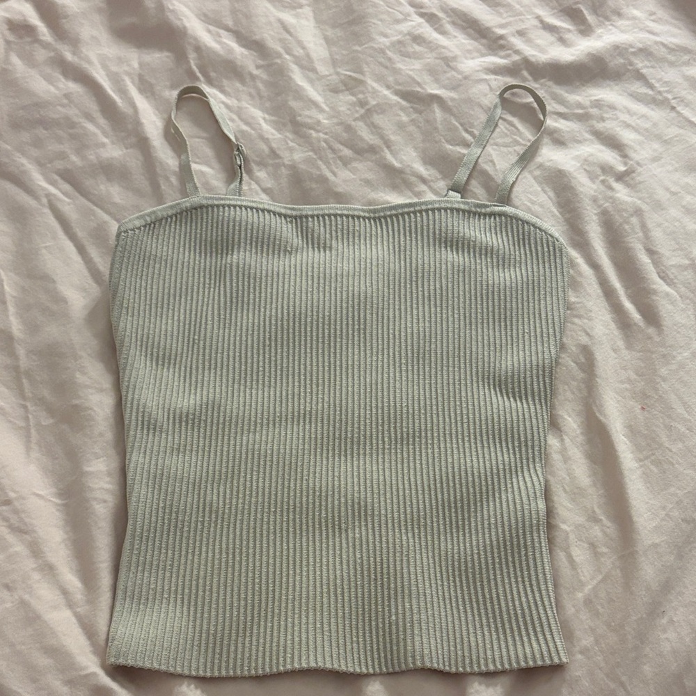 Babaton Ribbed Camisole - Light Gray
